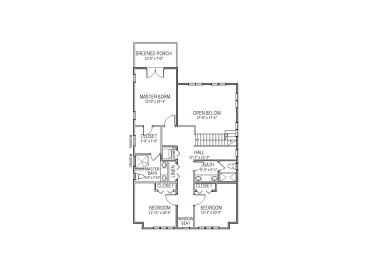 2nd Floor Plan, 067H-0002