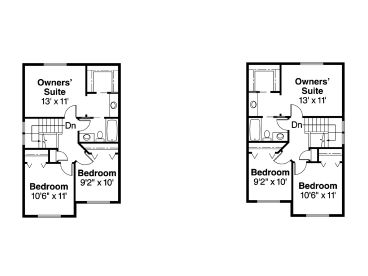 2nd Floor Plan, 051M-0013
