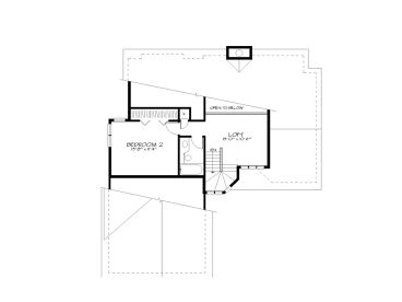 2nd Floor Plan, 022H-0039