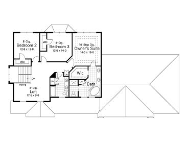 2nd Floor Plan, 023H-0111