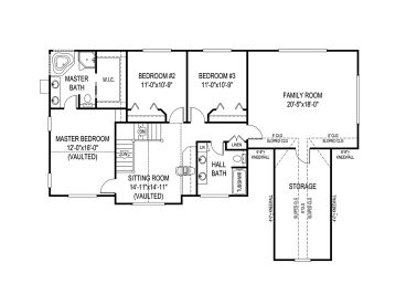 2nd Floor Plan, 044H-0020