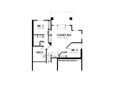 2nd Floor Plan, 034H-0071