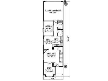 1st Floor Plan, 020H-0199
