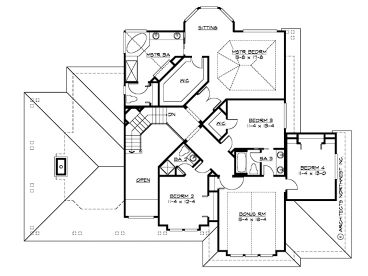 2nd Floor Plan, 035H-0062