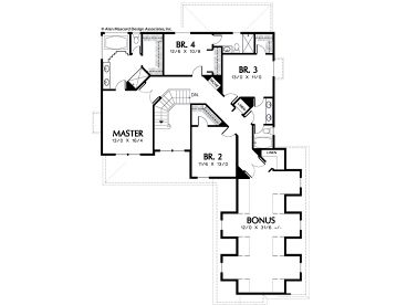 2nd Floor Plan, 034H-0109