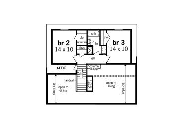 2nd Floor Plan, 021H-0068