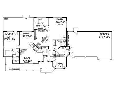 1st Floor Plan, 013H-0008