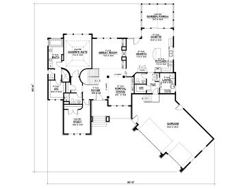 Floor Plan, 023H-0155
