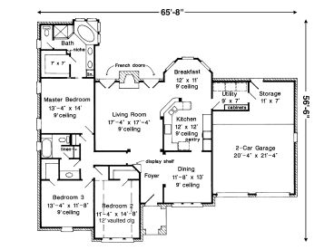 Floor Plan, 054H-0110