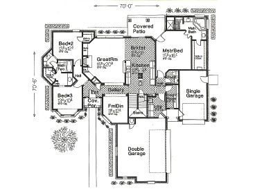 1st Floor Plan, 002H-0088