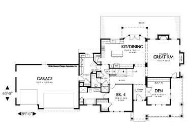 1st Floor Plan, 034H-0216