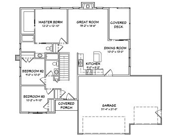 Floor Plan, 048H-0011