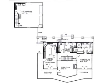 1st Floor Plan, 012H-0143