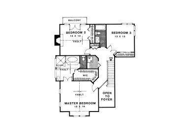 2nd Floor Plan, 007H-0107