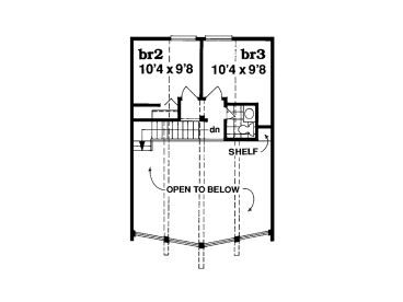 2nd Floor Plan, 032H-0051