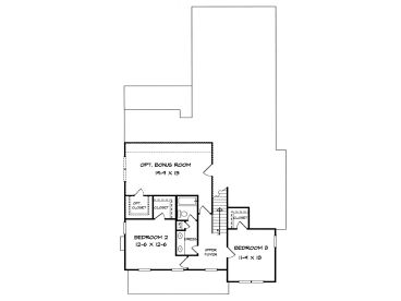 2nd Floor Plan, 019H-0088