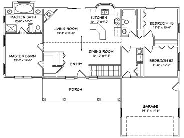 Floor Plan, 048H-0029