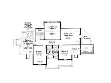 2nd Floor Plan, 002H-0144