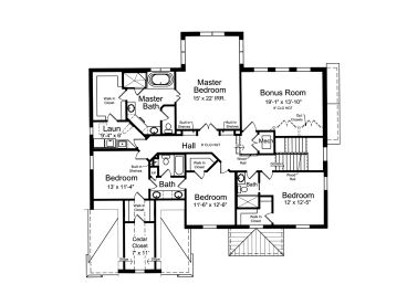 2nd Floor Plan, 046H-0095