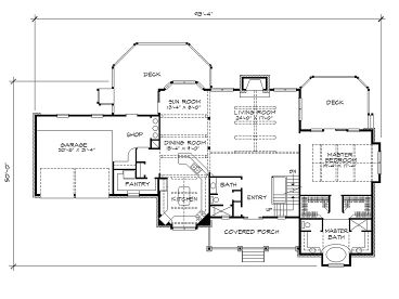 1st Floor Plan, 008H-0022
