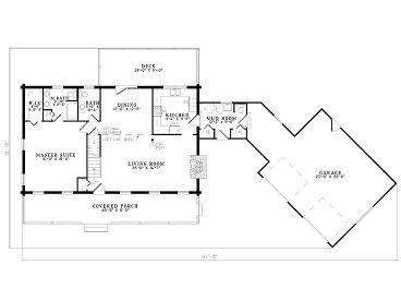 1st Floor Plan, 025L-0049