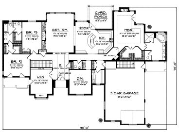 Floor Plan, 020H-0221
