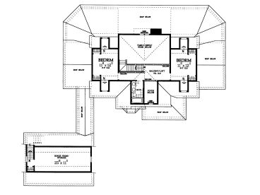 2nd Floor Plan, 057H-0017