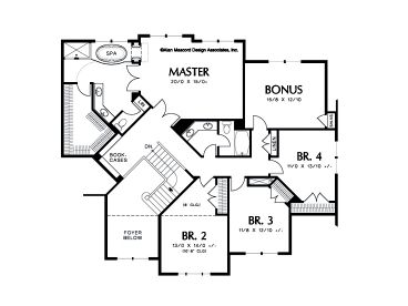 2nd Floor Plan, 034H-0123