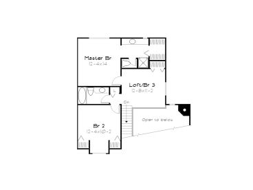2nd Floor Plan, 022H-0040