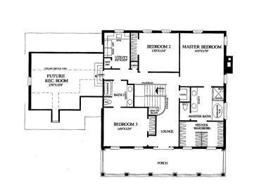 2nd Floor Plan, 063H-0012