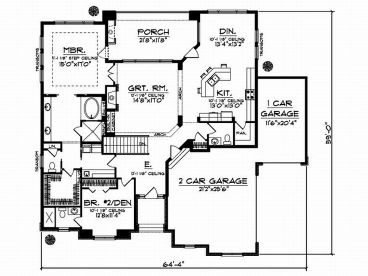 Floor Plan, 020H-0173