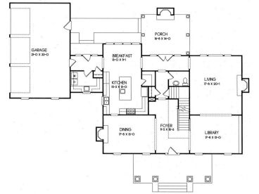 1st Floor Plan, 045H-0064