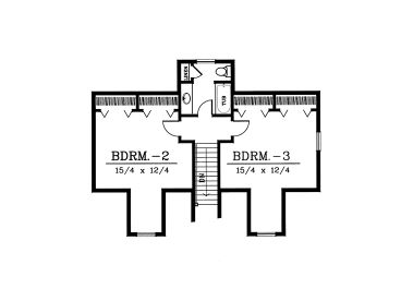 2nd Floor Plan, 026H-0076