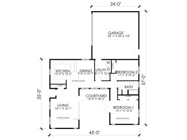 Floor Plan, 056H-0009
