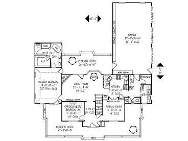 1st Floor Plan, 044H-0023