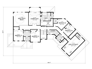 2nd Floor Plan, 023H-0084