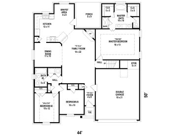 1st Floor Plan, 006H-0177