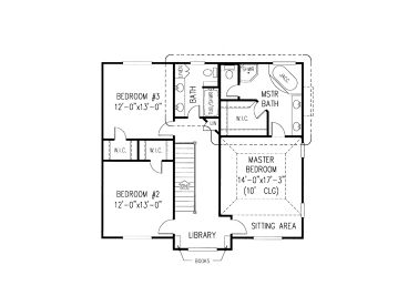 2nd Floor Plan, 044H-0013