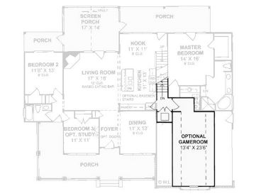 2nd Floor Plan, 059H-0014