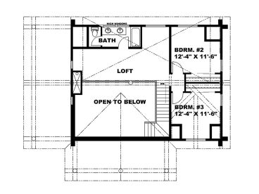2nd Floor Plan, 012H-0079