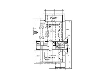 2nd Floor Plan, 010H-0017