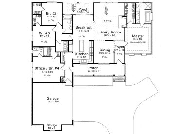 Floor Plan, 030H-0061