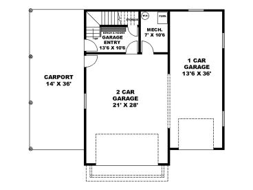 1st Floor Plan, 012G-0144
