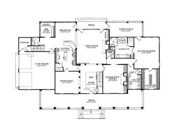 1st Floor Plan, 063H-0056