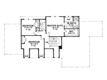 2nd Floor Plan, 023H-0166