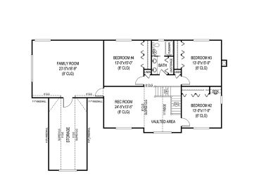 2nd Floor Plan, 044H-0051