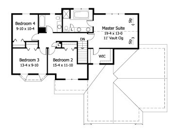 2nd Floor Plan, 023H-0098