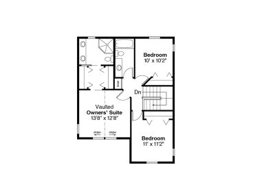 2nd Floor Plan, 051H-0409