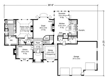 Floor Plan, 023H-0067