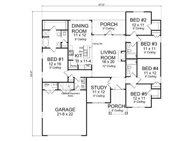 Floor Plan, 059H-0165